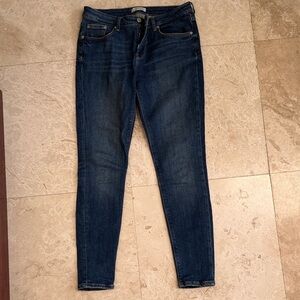 Zara Dark Blue Skinny Jeans